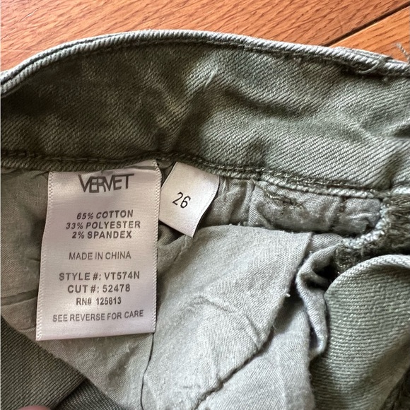 Vervet olive green denim skinny jeans from VICI - Picture 4 of 7